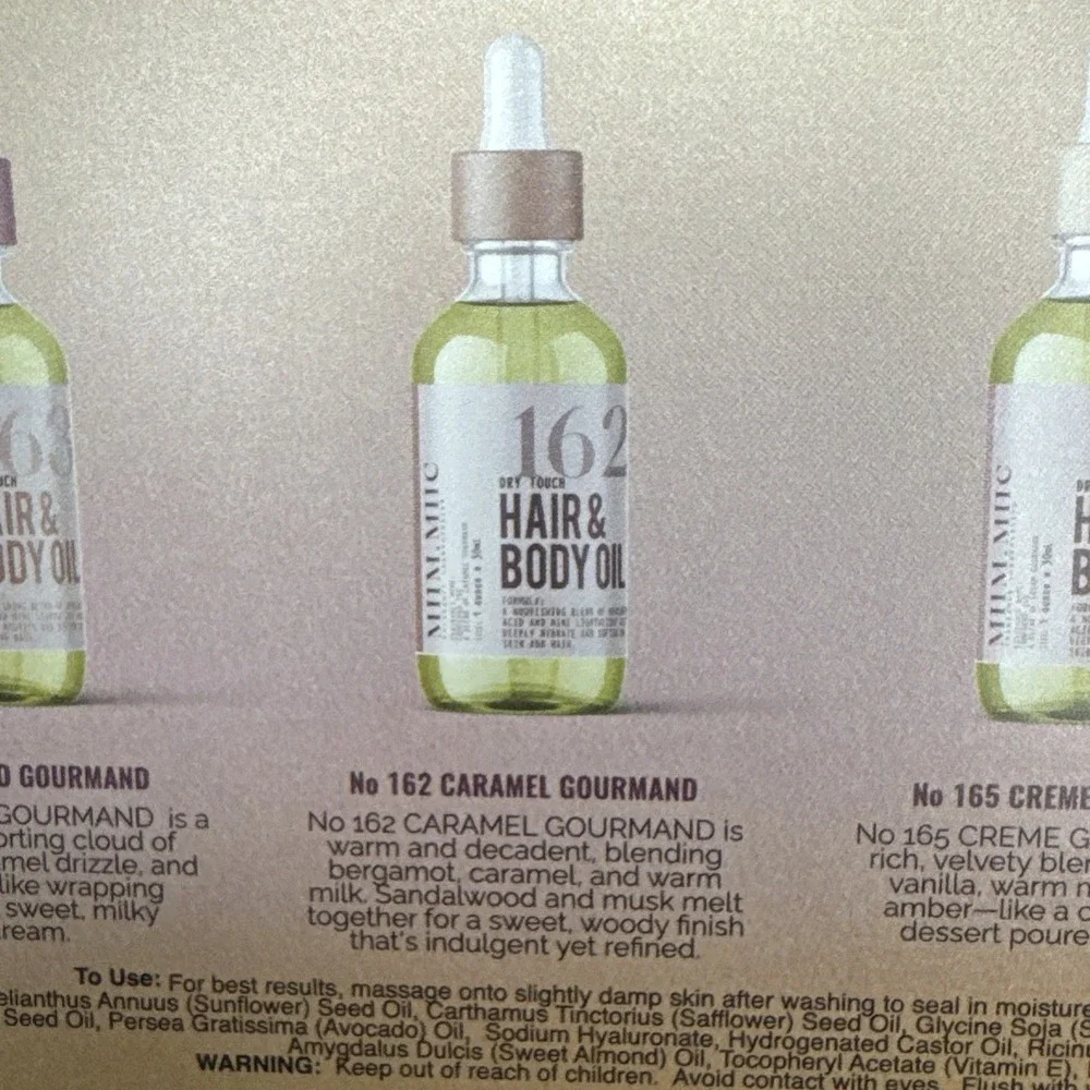 MIIM.MIIC The Viral Gourmands 4 Pc Body Oil Collection‎ 4 x 10 ml NIB